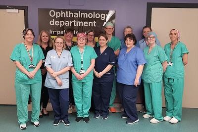 Ninewells team achieving phenomenal cataract success