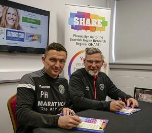 Craig Levein becomes 250,000th volunteer to join SHARE medical research project