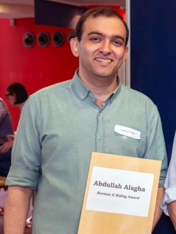 Abdullah Alagha. Credit - University of Dundee
