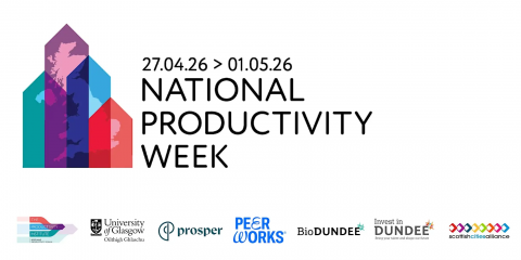 Banner image that shows the "National Productivity Week" logo, with the logos of the organisers below it
